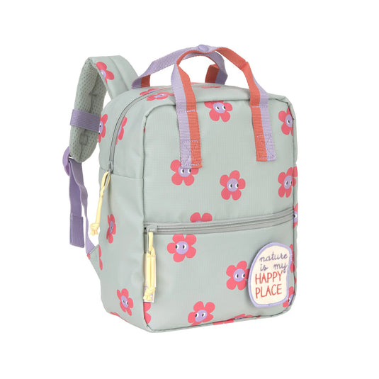 Lassig mini square rugzak happy trails flower