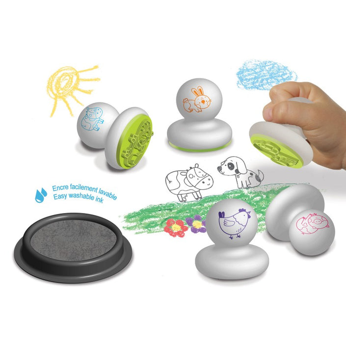 Crealign mijn eerste stempels boerderijdieren 1 jr+