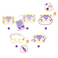 DJECO DIY maskers maken Jungle dieren 4 jr+