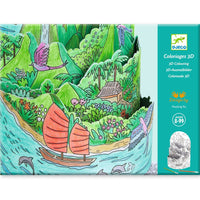 DJECO 3D kleuren On top of my island 8 jr+4