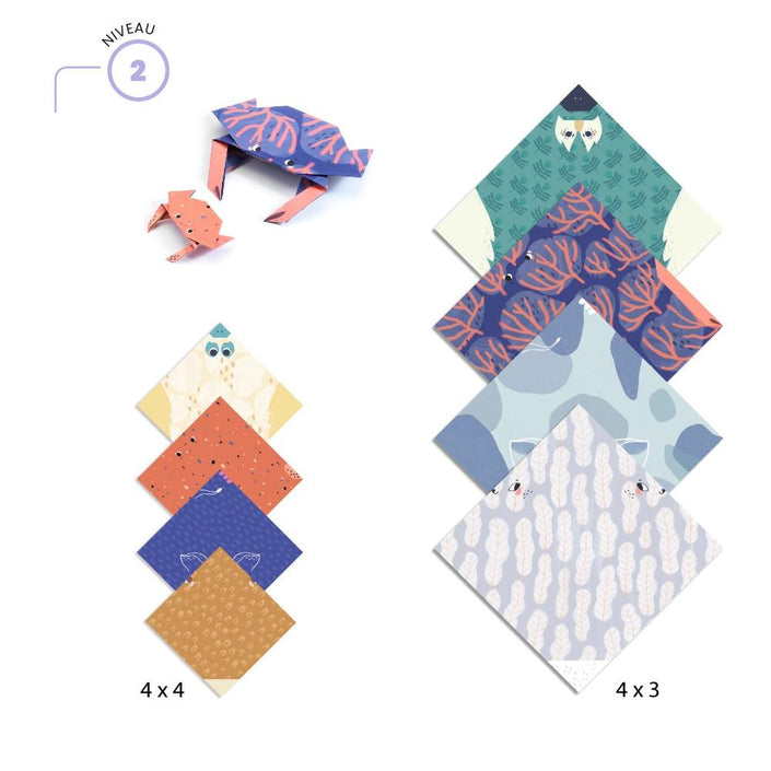 DJECO easy origami Familie 28 stks