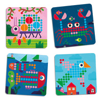 DJECO mozaïekpuzzel mini animo 4 jr+DJ08239d