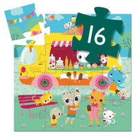 DJECO puzzel ice cream truck 2 jr / 16 stks