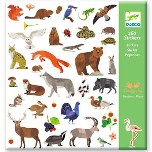 DJECO stickers Wilde dieren 4 jr+