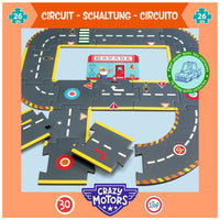 DJECO vloerpuzzel autoweg Crazy Motors 3 jr+DJ05498