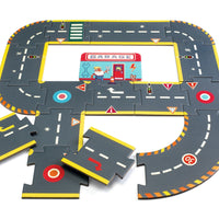 DJECO vloerpuzzel autoweg Crazy Motors 3 jr+DJ05498b