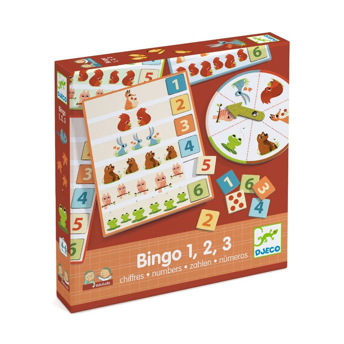 DJECO eduludo bingo 1-2-3 4 jr+