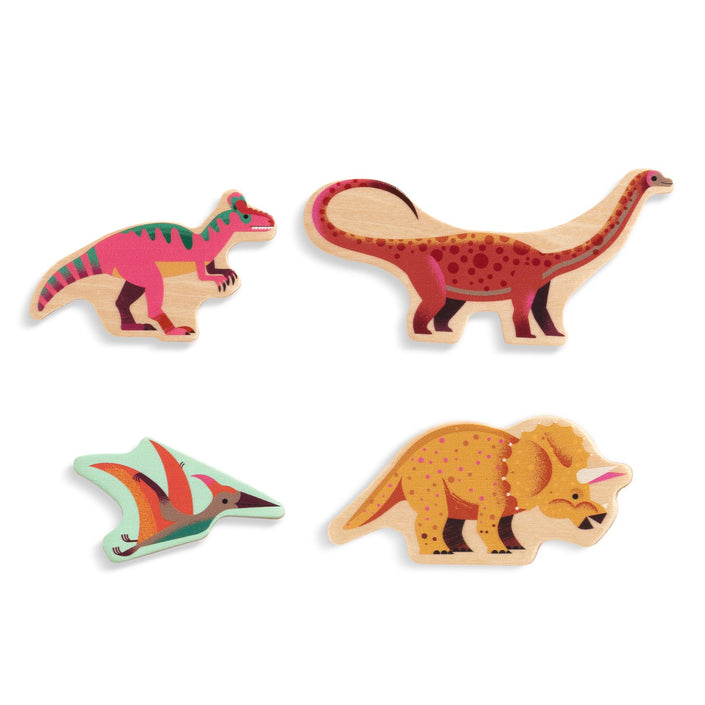DJECO houten puzzel Dino 2 jr+ / 22 stks