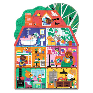 DJECO jumbo puzzel Huis van de vriendjes 3 jr+ / 36 stks
