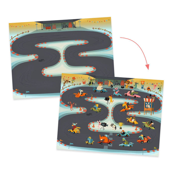 DJECO krasplaatjes asfalt DJ09357 C