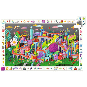 DJECO observatie puzzel Crazy Town 6 jr/ 200 stks