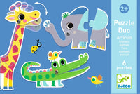 DJECO puzzel duo articulo dieren 2 jr+
