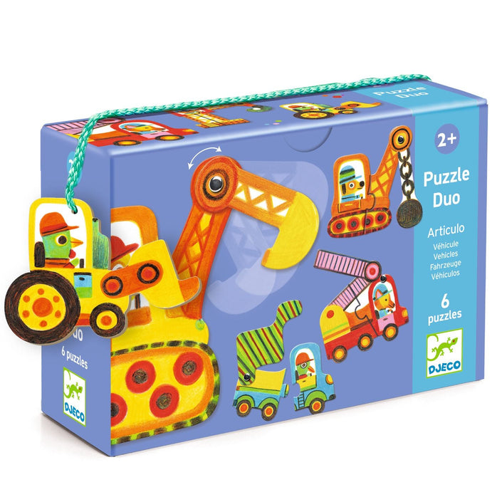 DJECO puzzel duo articulo voertuigen DJ08170 3070900081703