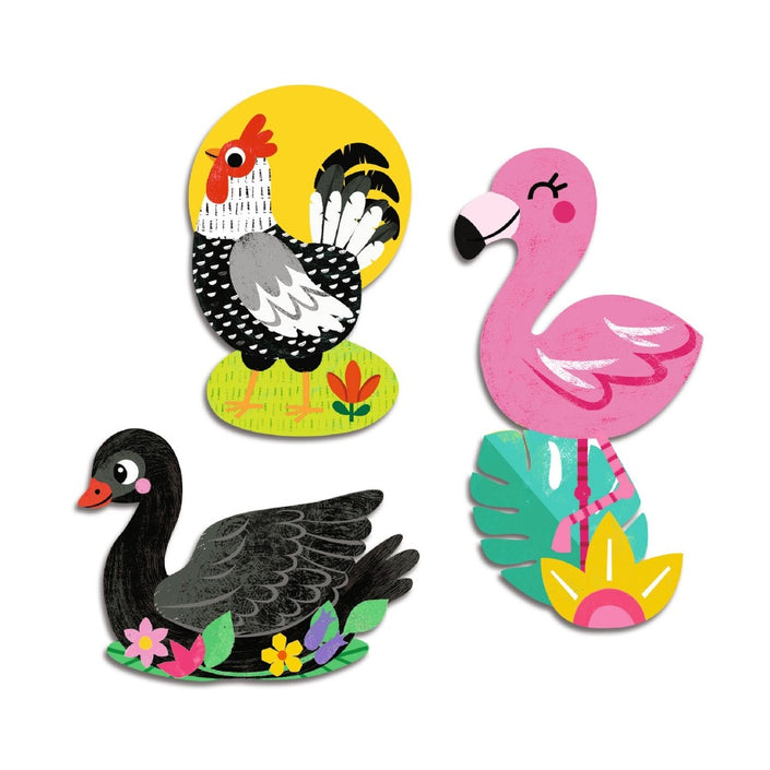 DJECO stickers vogels 18 mnd+
