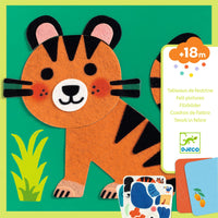 DJECO vilt collage's soft animals 18 mnd+