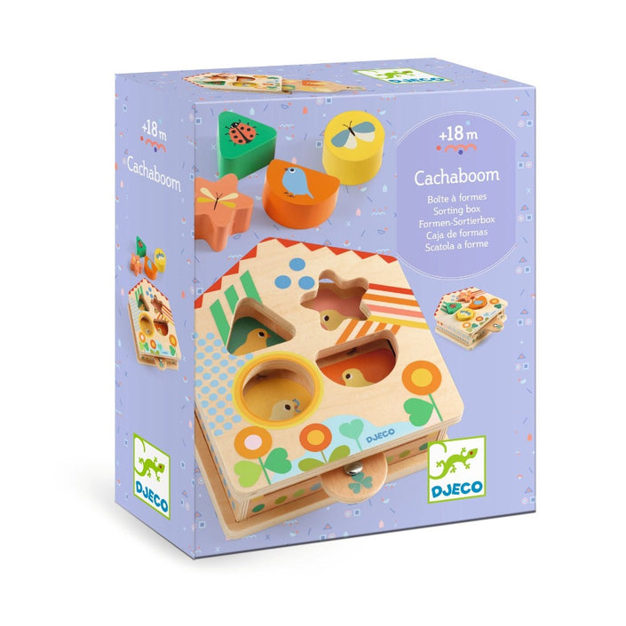 DJECO vormenstoof puzzel cachaboom 18 m+