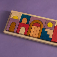 GRIMMS houten blokkenset Panorama 1jr 4048565102193 a