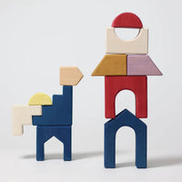 GRIMMS houten blokkenset Panorama 1jr 4048565102193 d