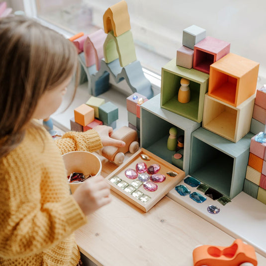 GRIMMS kubussen regenboog pastel 10369