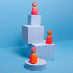 GRIMMS regenboogvrienden neon roze  15060