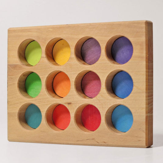 GRIMMS sorteerbord regenboog classic 1 jr+10576