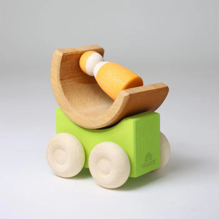 GRIMMS stapel auto's groen 0 mnd+09336d