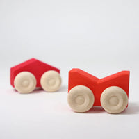 GRIMMS stapel auto's rood 0 mnd+09332b