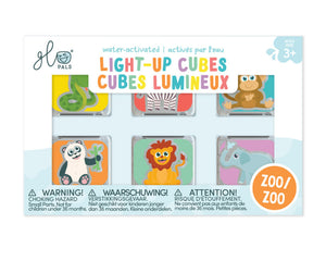 Glo Pals cubes Zoo 6 stks 3 jr+GP6PKZOO