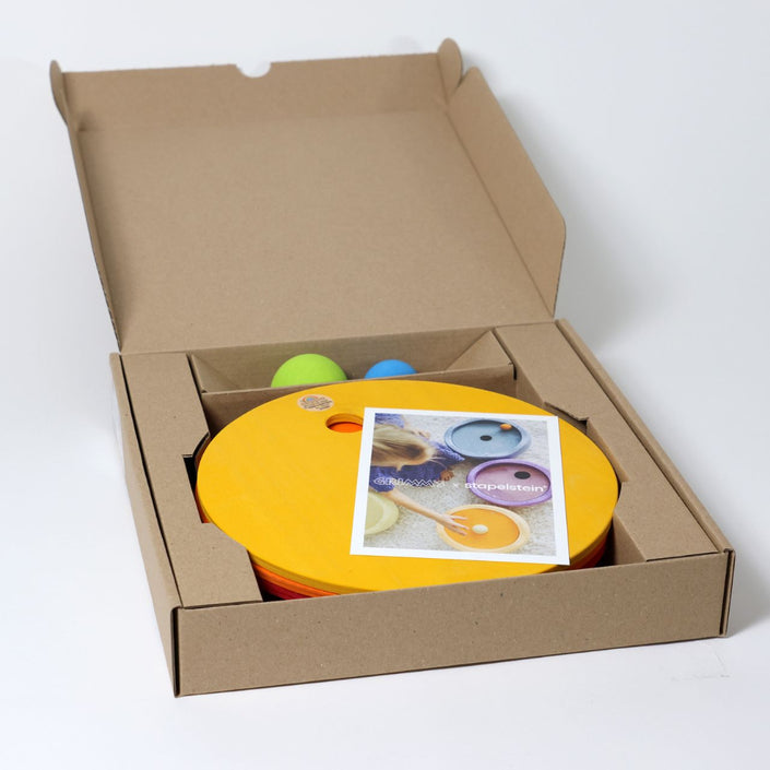 Grimms x Stapelstein Rolling Discs Warm Classic3