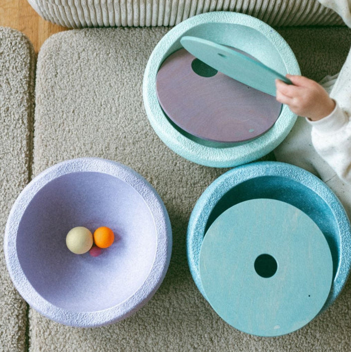 Grimms x Stapelstein Rolling Discs Cool Pastel 6 stks