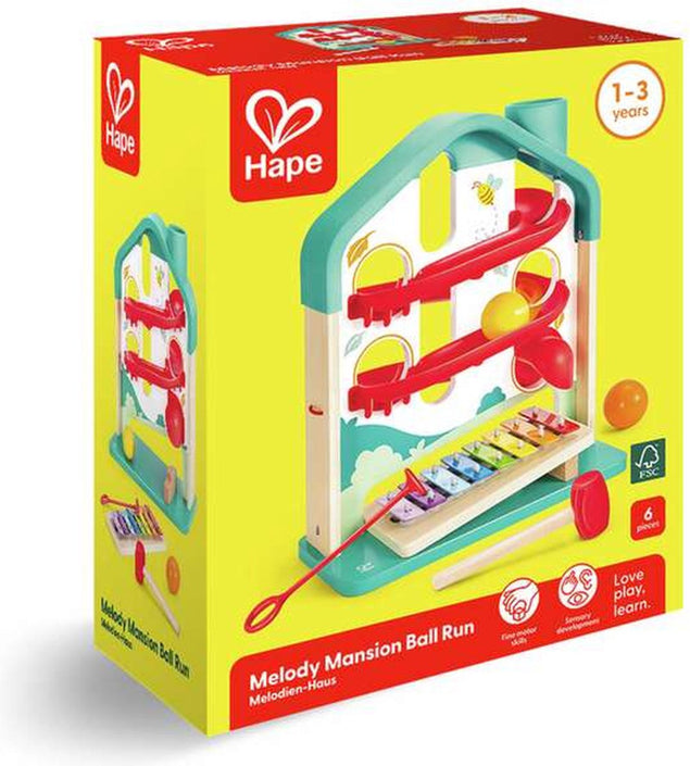Hape knikkerbaan met xylofoon 1 jr+E0512e