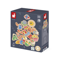 JANOD magneten De Tuin 2 jr+ / 24 stks2