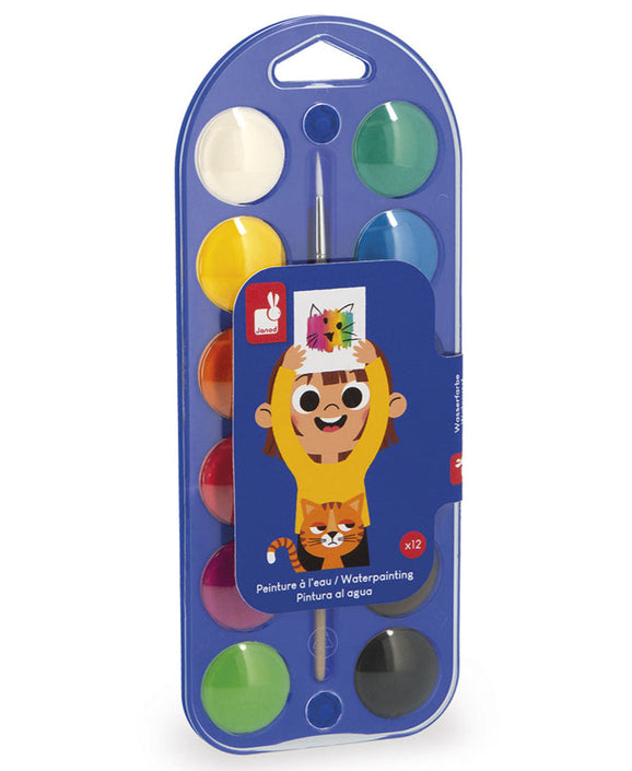JANOD waterverf met penseel 3 jr+