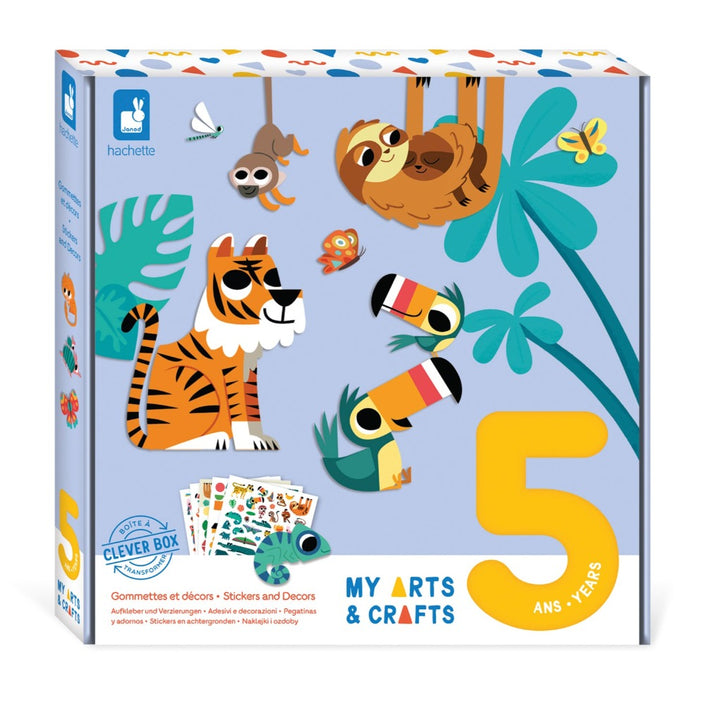 JANOD atelier knutselset stickers plakken 5 jr+