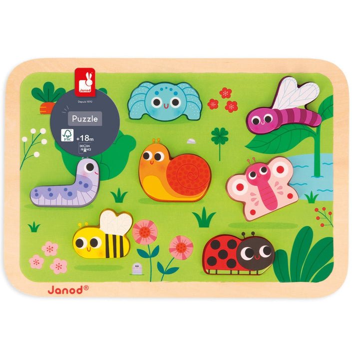 JANOD chunky puzzel de tuin 18 mnd+