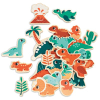 JANOD magneten dinos 2 jr+ / 24 stks