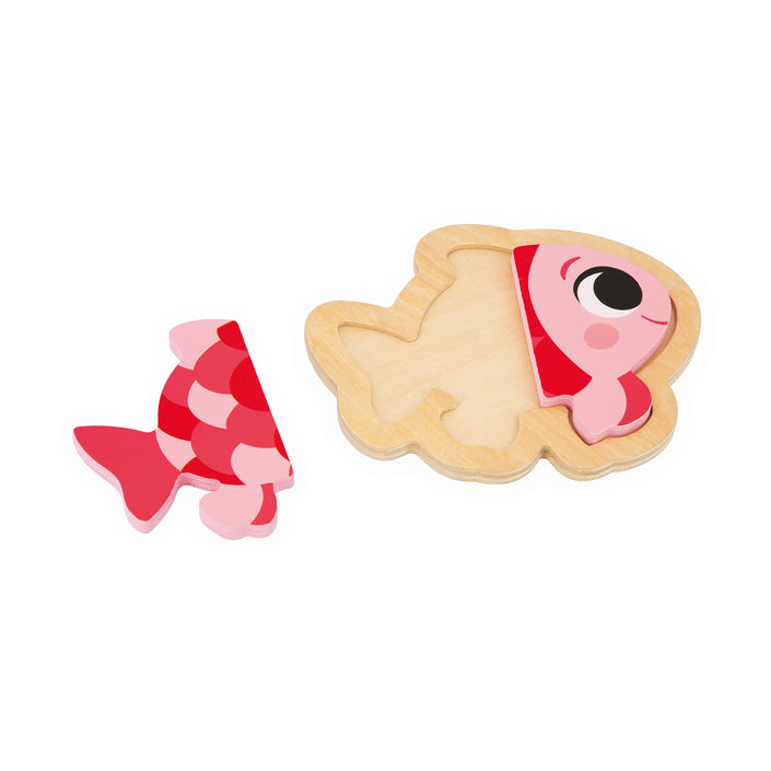 JANOD puzzel huisdieren 18 m+ / 2-3-4-5 stks