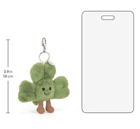 Jellycat knuffel Amuseables Siofra Shamrock Bag Charm 670983169287 e