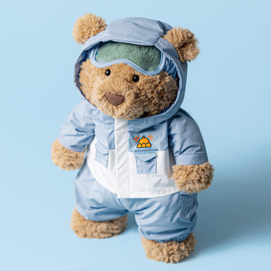 Jellycat knuffel Bartholomew Bear snow suitBARM2SKIf