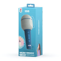 MOB Micro Groovy karaoke microfoon blauw