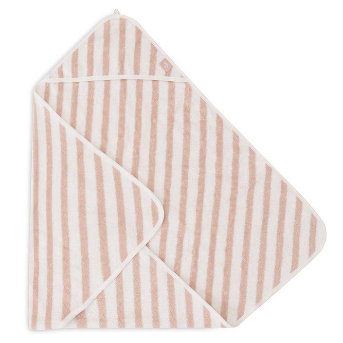 Jollein badcape terry stripe wild rose