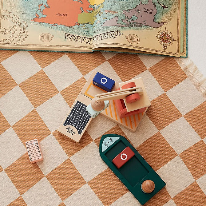 Kids Concept containerschip + dok Aiden 2 jr+