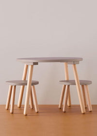 Kids Concept kindertafel + krukjes sand
