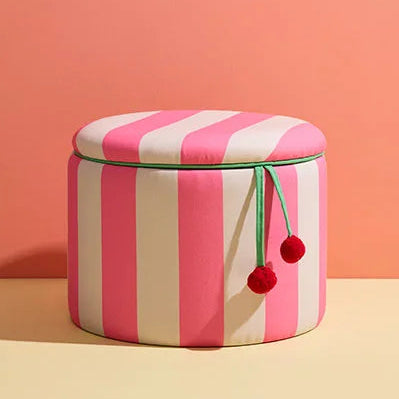 Kids Concept opbergpoef pink 1001067 a