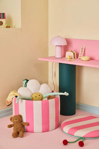 Kids Concept opbergpoef pink 1001067 a