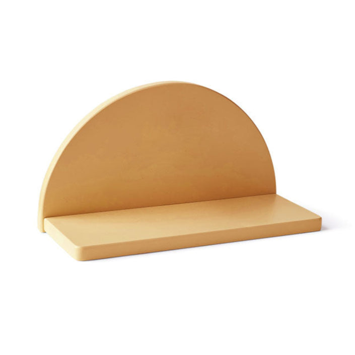 Kids Concept plank cirkel geel met stickers1000978b