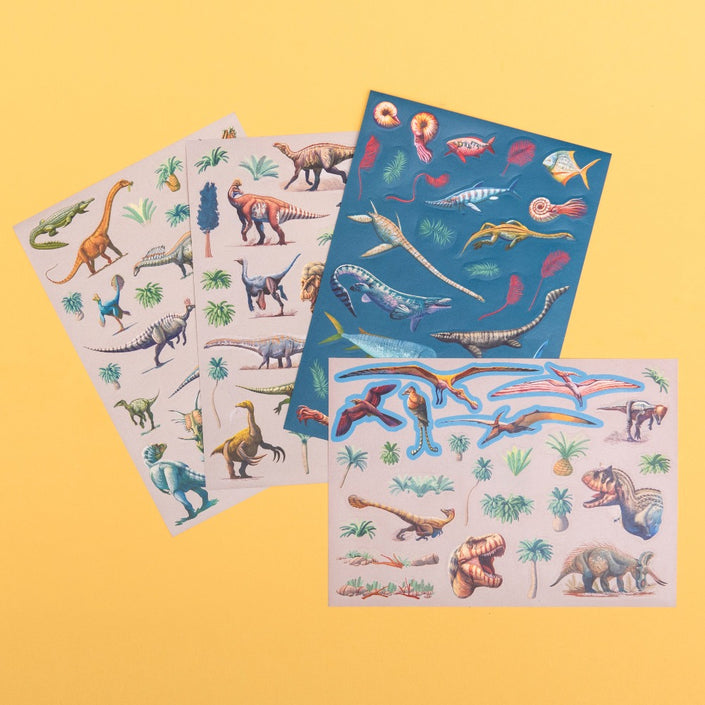 LONDJI herbruikbare stickers dino's 3 jr+