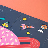 LONDJI herbruikbare stickers space 3 jr+