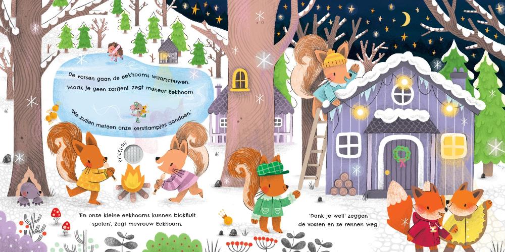 Lichtjes en geluiden Kerstmis - geluidenboek 6 mnd+