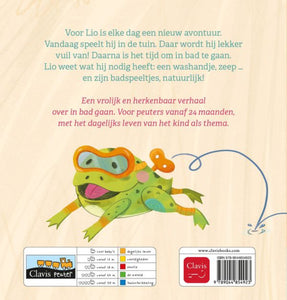 Lio gaat in bad 2 jr+